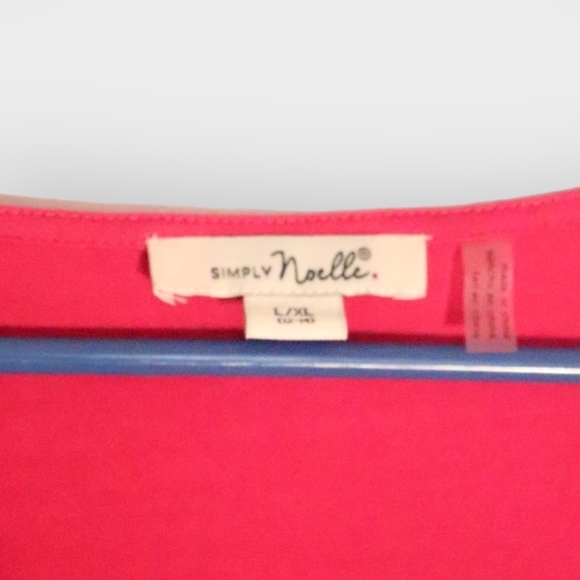 SIMPLY NOELLE  WOMENS PINK L/XL MIDI DRESS - Picture 4 of 6